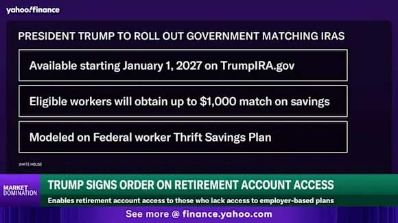 Trump expands worker access to retirement plans with new order